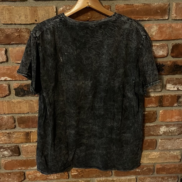 Bravado Guns N Roses Acid Wash Charcoal Gray T Shirt Graphic Tee Mens Size Lg - Picture 2 of 3